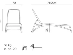 Best Gartenliege Atlantico Loungeliegen|Gartenliegen