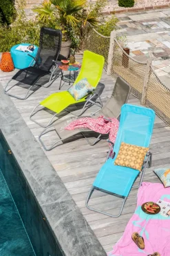 Loungeliegen|Gartenliegen|Gartenliege Adria, Stahl