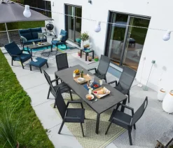 Gartenmöbel Set Deluxe Alu 7tlg.