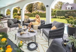 Sale Gartenmöbel Set Muses Ballet Wave 5tlg. Loungemöbel-Sets