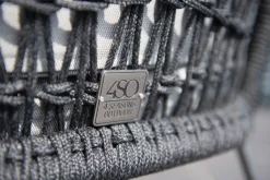 4 SEASONS OUTDOOR Gartensessel Mila, Edelstahl/Rope