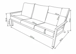 Gartensofas|Loungesofas|Gartensofa Set Riverton 2tlg.
