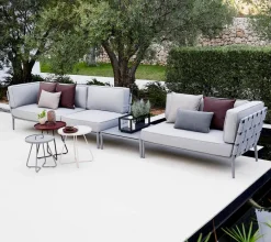 Clearance Gartensofa-Modul Conic, Aluminium Gartensofas|Loungesofas