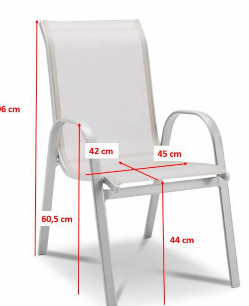 Outlet Gartenstuhl stapelbar Adria Gartenstühle