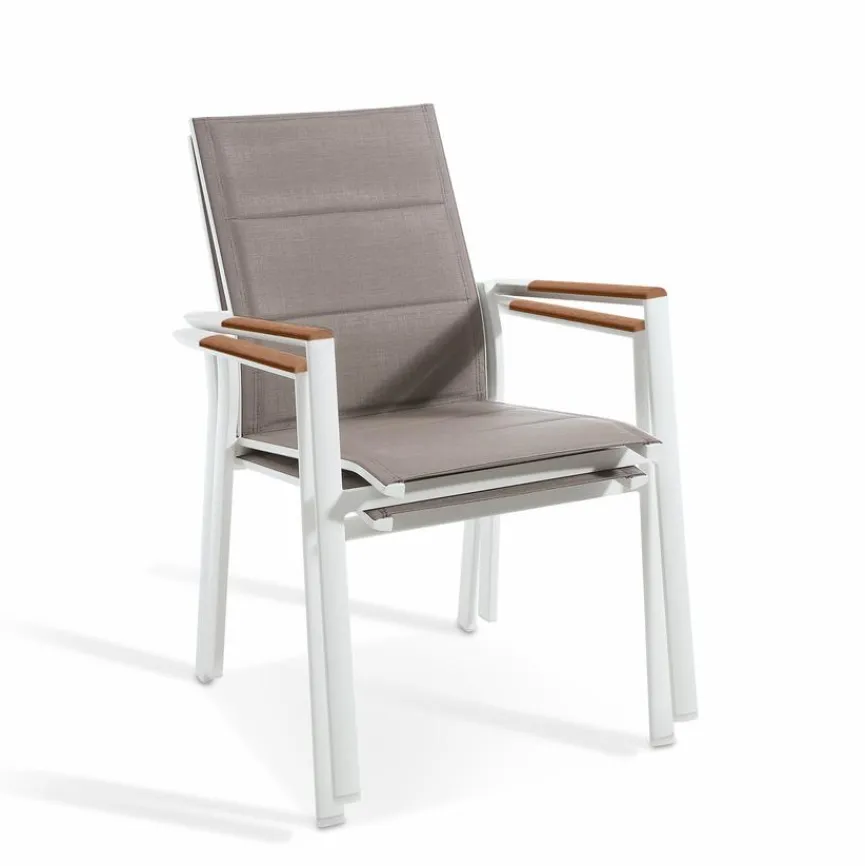 Gartenstuhl Verona, Alu/Textilene