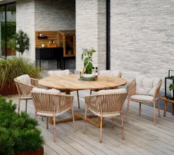 Cane-line Gartenstuhl-Auflage Ocean Dining 2tlg.