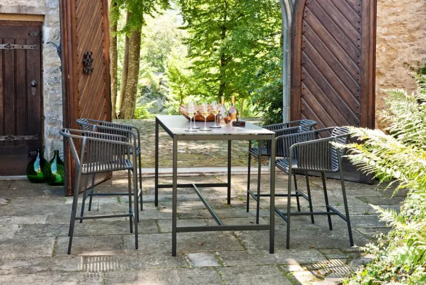 Clearance Gartentisch Suite High Dining 80 x 80 cm Gartentische