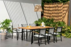 Gartentisch ausziehbar Kingsbury 150 x 89 cm