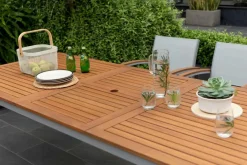 New Gartentisch ausziehbar Kingsbury 180 x 100 cm Gartentische