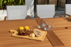 New Gartentisch ausziehbar Kingsbury 180 x 100 cm Gartentische