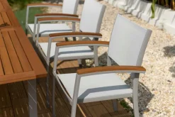 New Gartentisch ausziehbar Kingsbury 180 x 100 cm Gartentische