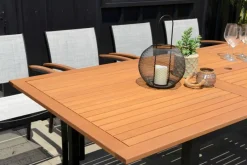 Best Gartentisch ausziehbar Kingsbury 180 x 100 cm Gartentische