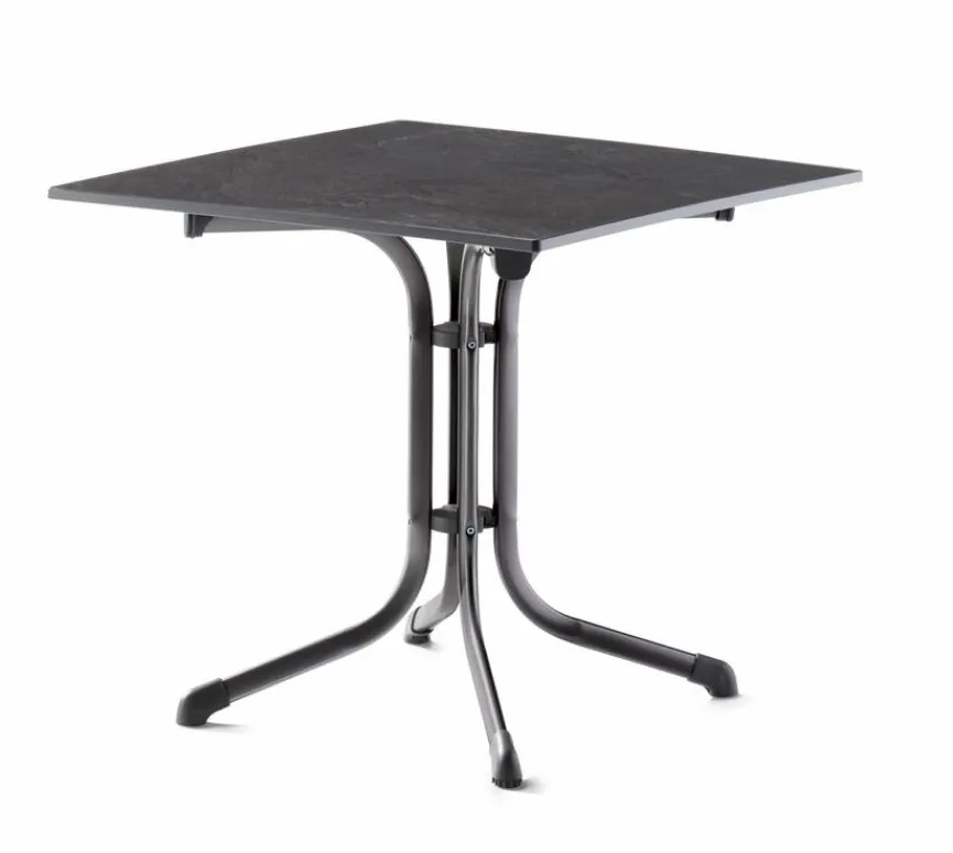 sieger Gartentisch klappbar Vivodur 80 x 80 cm