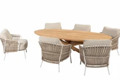 4 SEASONS OUTDOOR Gartentisch Prado Ø 240 Low Dining