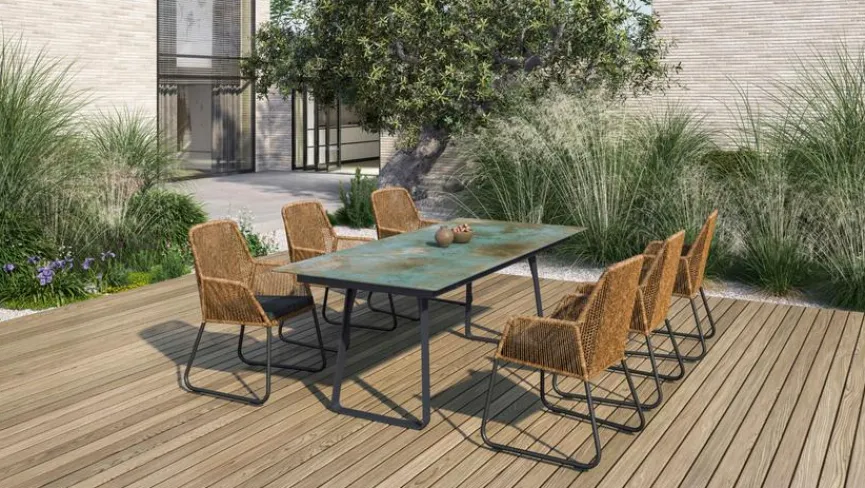 sitMOBILIA Gartentisch Vesuv 210 x 95 cm