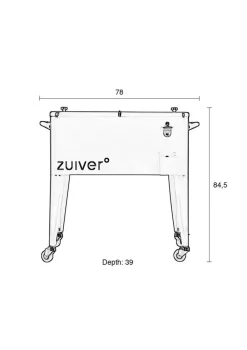 Zuiver Servierwagen & Outdoormöbel|Servierwagen|Getränkekühler Be Cool