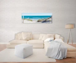 EUROART Glasbild 98 x 33 cm Enjoy the Beach VII
