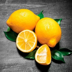 EUROART Bilder Ohne Rahmen|Bilder Nach Themen|Glasbild 20 x 20 cm Fresh lemon