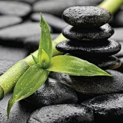 Best Glasbild 30 x 30 cm Hot Stones IV Bilder Ohne Rahmen|Bilder Nach Themen