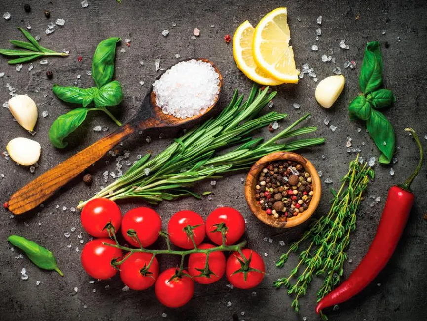 Best Glasbild 30 x 40 cm Tomatoes and Spices II Bilder Ohne Rahmen|Bilder Nach Themen