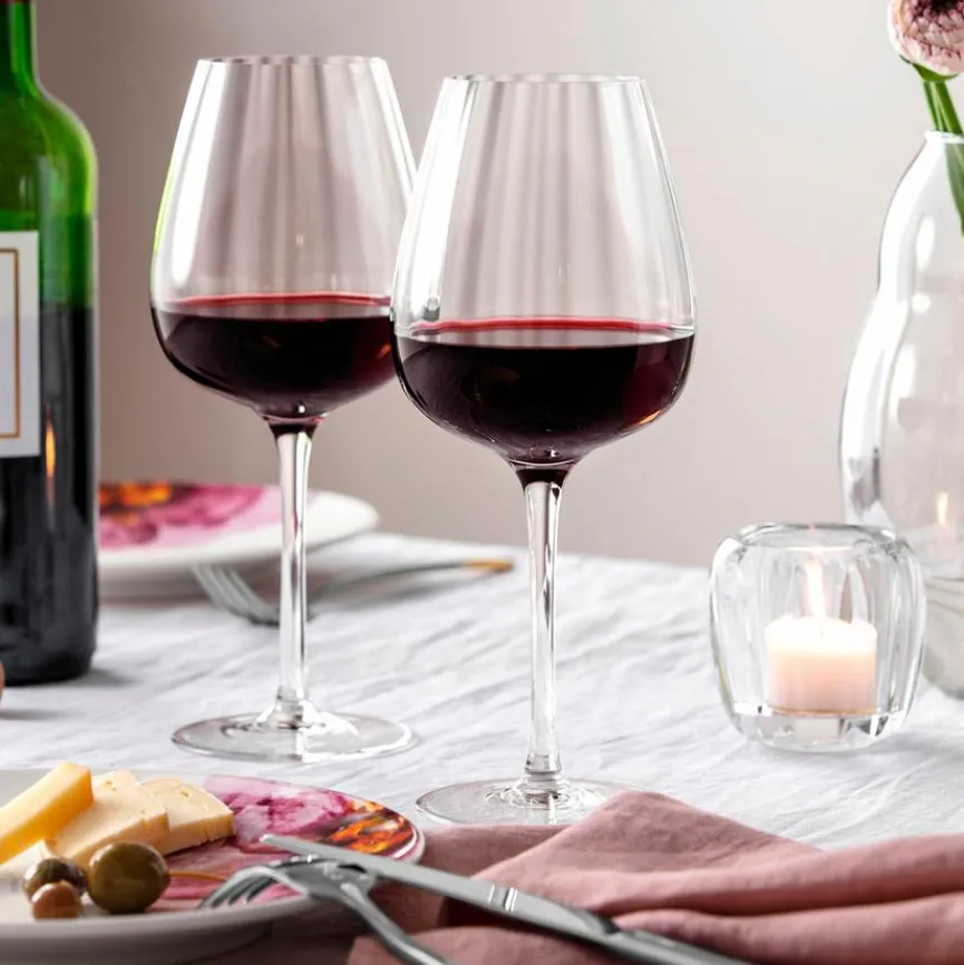 Villeroy & Boch Gläserset - Rotwein Rose Garden 4tlg.