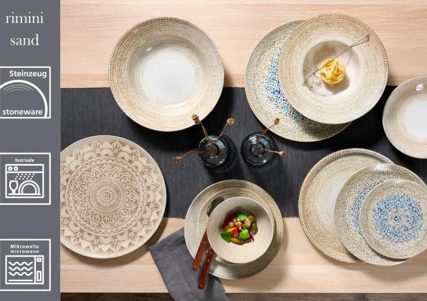 Ritzenhoff & Breker Platten|Servierplatten|Gourmetteller Rimini Ø 28 cm