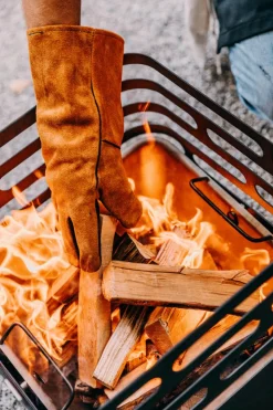 Höfats Grillzubehör|Grillhandschuhe Naturleder