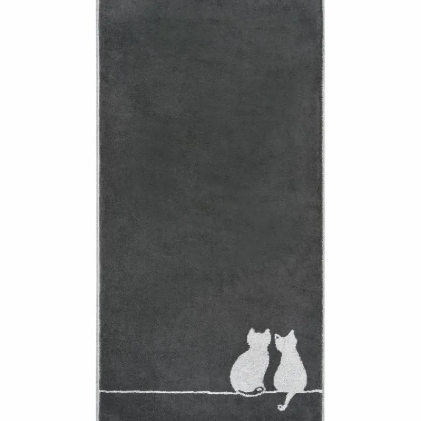 CaWö Hand- & Duschtücher|Gästetuch Cute Cats 30 x 50 cm