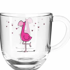 Leonardo Kaffee & Tee|Henkelbecher Bambini - Flamingo 280 ml