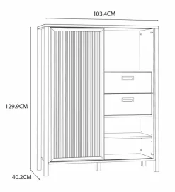 Outlet Highboard Jytana Kommoden|Kommoden