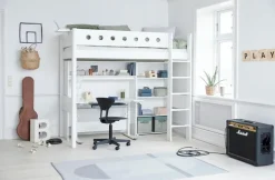 Kinder Flexa Kinderbetten|Kinderbetten|Hochbett White 90 x 200 cm