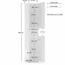 Best Hochschrank Mister Badschränke