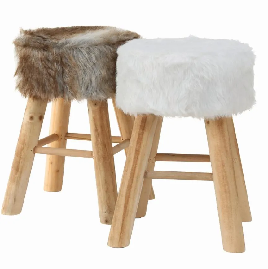 BOLTZE Hocker & Poufs|Hocker Woody 30 x 30 cm