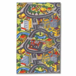 Clearance Kinderteppich City 80 x 140 cm Kinder Kinderteppiche|Kinderteppiche