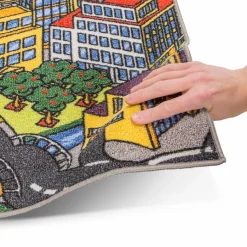 Clearance Kinderteppich City 80 x 140 cm Kinder Kinderteppiche|Kinderteppiche