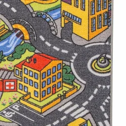 Clearance Kinderteppich City 80 x 140 cm Kinder Kinderteppiche|Kinderteppiche