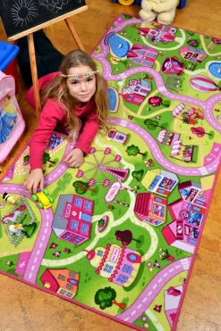 Kinder Kinderteppich Straße 95 x 200 cm
