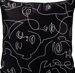 KARE DESIGN Dekokissen|Dekokissen & -Bezüge|Kissen Faces 45 x 45 cm