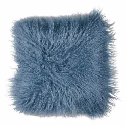 WARM & COMFY Dekokissen|Dekokissen & -Bezüge|Kissen Tibetschaffell 40 x 40 cm