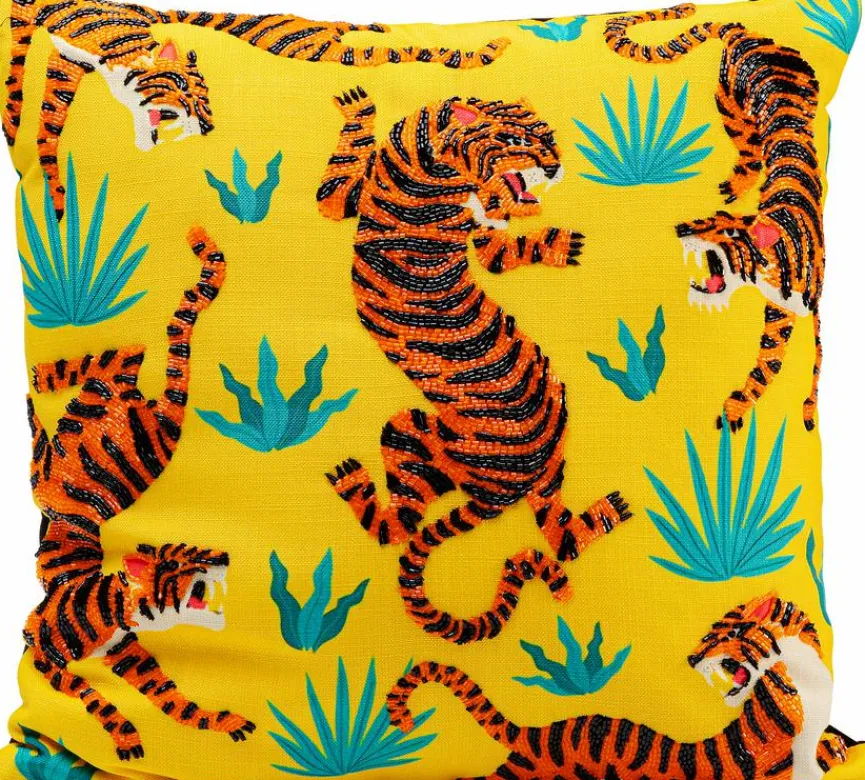 KARE DESIGN Dekokissen|Dekokissen & -Bezüge|Kissen Tiger Love 45 x 45 cm