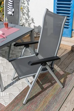 MWH Loungeliegen|Balkonstühle|Klappstuhl Kedline, Alu/Textilene