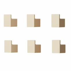 Best Kleiderhaken 6er-Set Palo Garderobenständer & -Haken