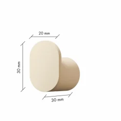 Metallbude Kleiderhaken 6er-Set Palo