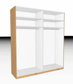 C.DISSELKAMP Kleiderschrank Comfort-V 200 x 229 cm
