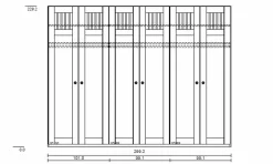 C.DISSELKAMP Kleiderschrank Castellino 300 x 230 cm