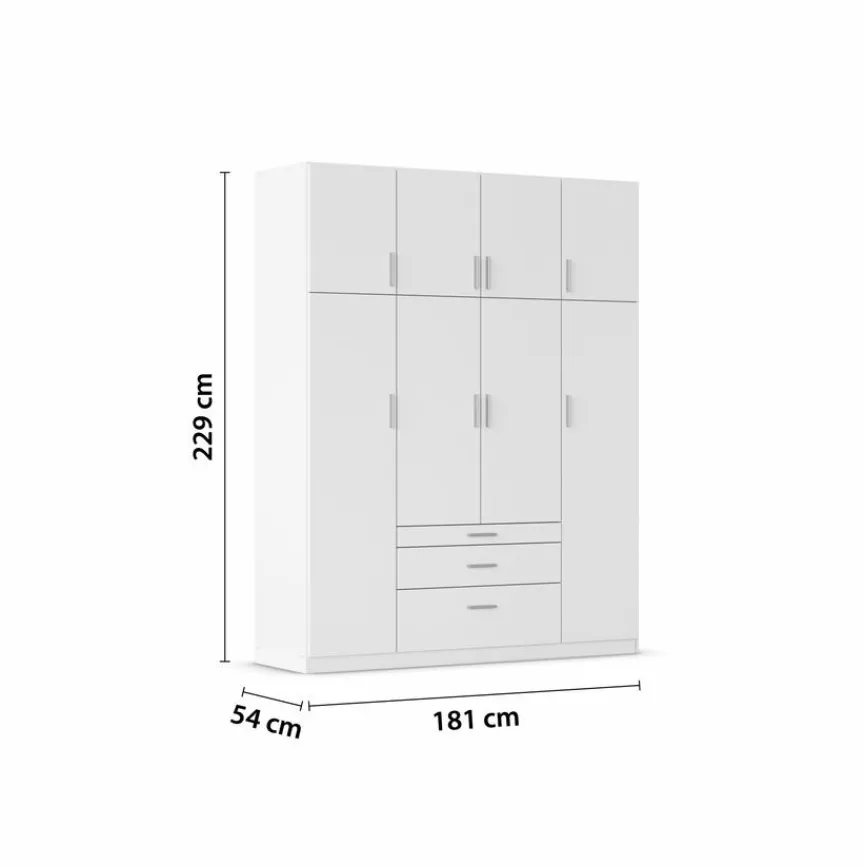 rauch ORANGE Kleiderschränke|Kleiderschrank Hildesheim 181 x 229 cm