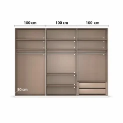 rauch ORANGE Kleiderschrank Juveo 301 x 223 cm