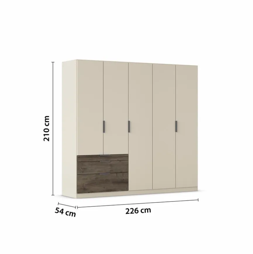 rauch ORANGE Kleiderschränke|Kleiderschrank Koda 226 x 210 cm
