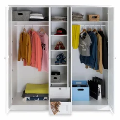 Kinder Kleiderschrank Landwood 190 x 200 cm