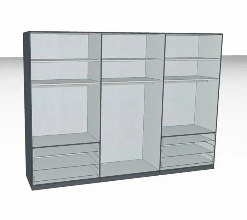 Wiemann Kleiderschrank Loft 300 x 216 cm